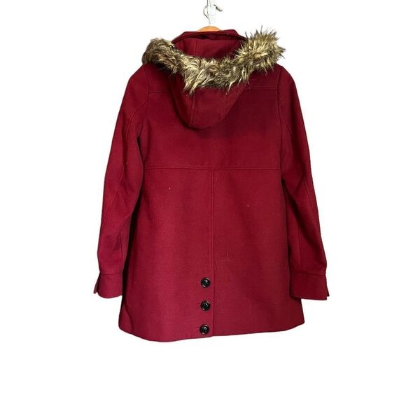 American Rag‎ red button up coat. Size small - Picture 6 of 10